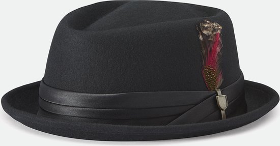 Brixton hoed Vuurrood-S (55-56)