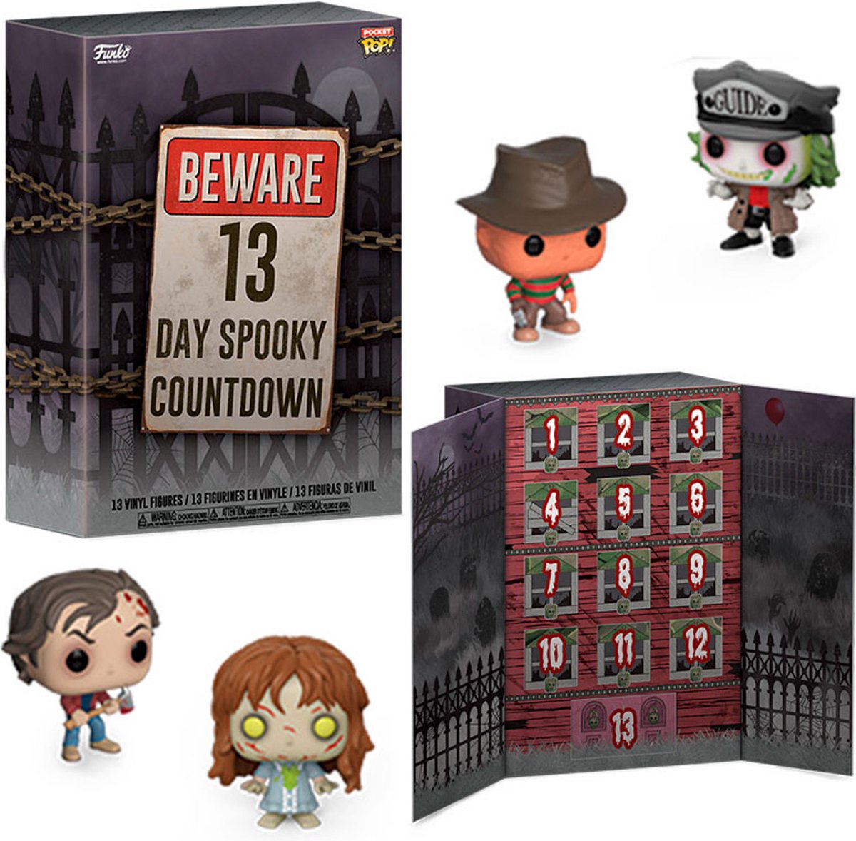 Funko Horror Countdown Kalender - 13 Tage Spooky Überraschungen Mit Chucky