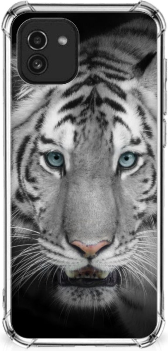 TPU Case Anti-Shock voor Samsung Galaxy A03 Case Anti-shock Tijger