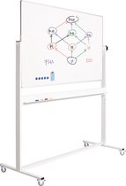 Smit Visual magnetisch whiteboard, gelakt staal en aluminium, 100 x 150 cm