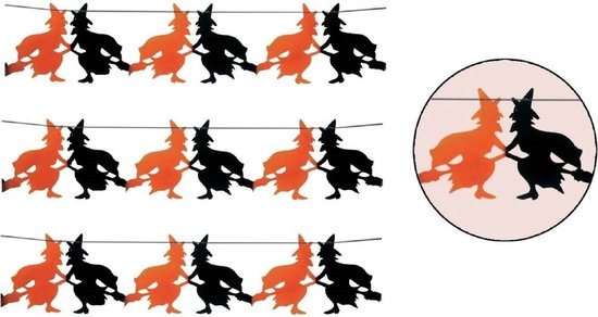 Halloween - vleermuis slinger - 2m Halloween - vleermuis slinger - 2m