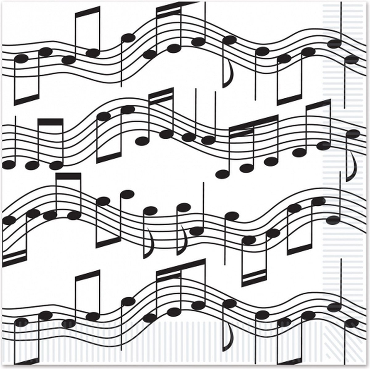 1 Serviette en papier Musique - Violon - Ref 216
