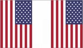 Ligne drapeau USA de luxe 9 m