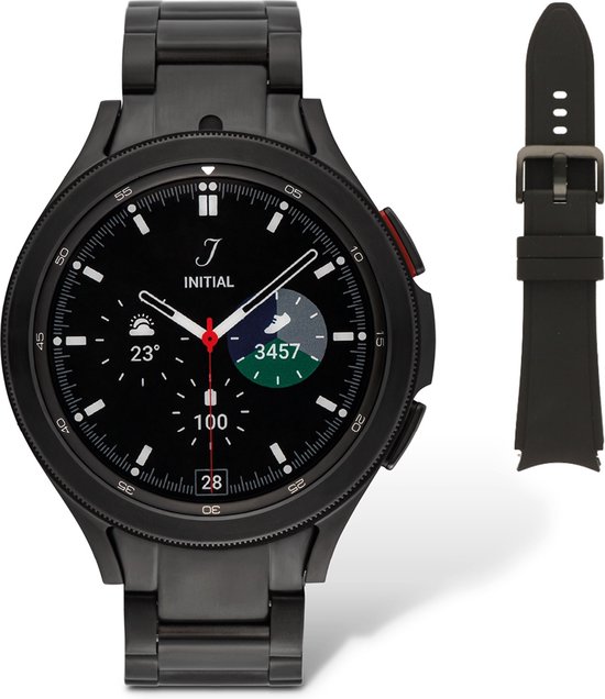 Samsung Galaxy Watch4 Classic - Montre connectée homme - 46mm - Noir -  Bracelet Acier | bol.com