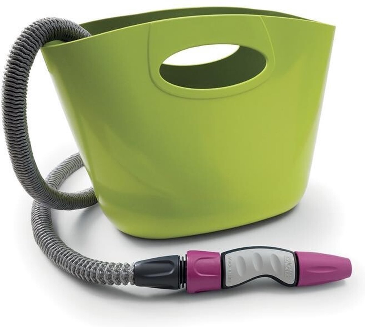 GF Aquapop 15 m uitrekbare slang in tas Lime