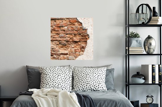 Stickers muraux - Film autocollant - Plâtre - Mur - Brique - 80x80 cm - Film adhésif - Stickers muraux Chambre d'enfant - Papier peint autocollant - Papier peint autocollant - Film autocollant