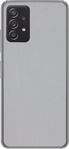 Geschikt voor Samsung Galaxy A33 5G hoesje - Metaal print - Grijs - Siliconen Telefoonhoesje