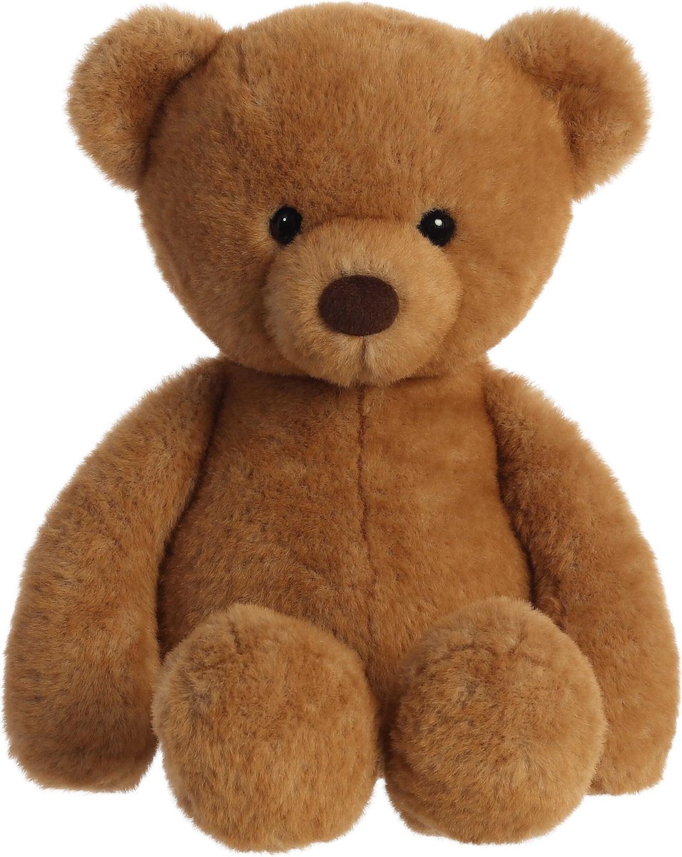 Aurora Pluche teddybeer - bruin - 42 cm - Knuffel teddy beren - bosdieren knuffels