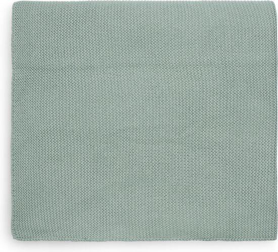 Jollein Baby Deken Ledikant 100x150cm - Basic Knit - Forest Green