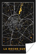 Poster Stadskaart – Frankrijk – la Roche-sur-Yon - Kaart – Plattegrond - 40x60 cm