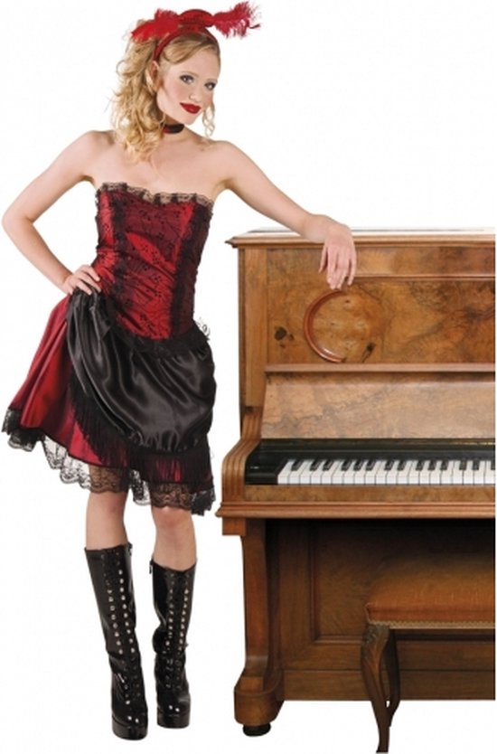 Toppers Western kostuum saloongirl 36/38 (s/m) - dames kleding