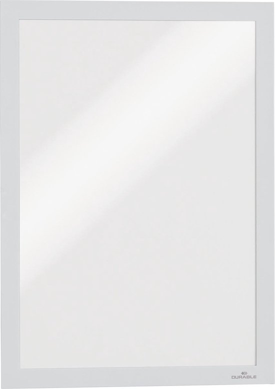 Durable 487202 DURAFRAME A4 - 4872 Cadre d'information autocollant DIN A4 blanc (l x H) 236 mm x 322 mm 2 pc(s)