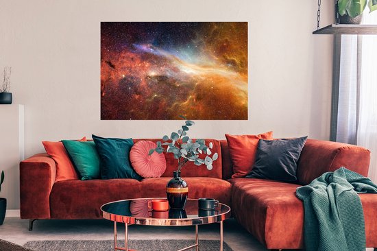 Affiche Espace - Etoiles - Couleurs - 120x80 cm