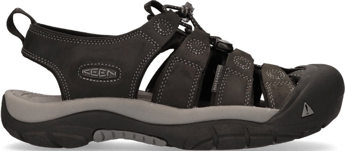 Keen Newport Heren Wandelsandalen Leer /Steel Zwart