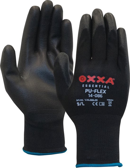Pu-Flex Werkhandschoenen Zwart