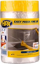 HPX easy mask afdekfolie washipapier - 55 cm x 33 m