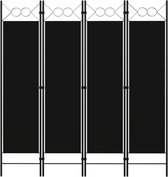 vidaXL-Kamerscherm-met-4-panelen-160x180-cm-zwart