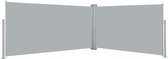vidaXL - Windscherm - uittrekbaar - 160x600 - cm - grijs