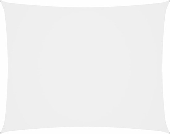 VDXL Zonnescherm rechthoekig 3x4 m oxford stof wit