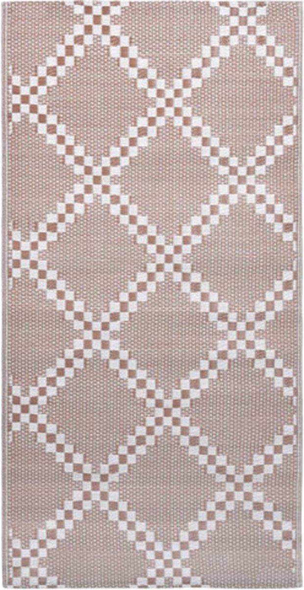 vidaXL - Buitenkleed - 190x290 - cm - PP - bruin