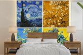 Papier peint - Papier peint photo Van Gogh - Nuit étoilée - Collage - Largeur 280 cm x Hauteur 280 cm