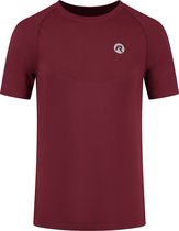 Rogelli Essential Sportshirt - Korte Mouwen - Heren - Bordeaux - Maat L