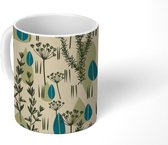 Mok - Koffiemok - Kruiden - Vintage - Design - Retro - Mokken - 350 ML - Beker - Koffiemokken - Theemok