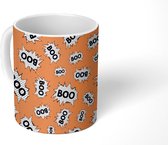Mok - Patronen - Halloween - Quotes - Mokken - 350 ML - Beker - Uitdeelcadeautjes - Mok met Tekst