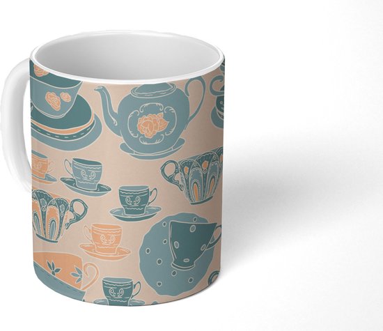 Mug - Tasse à café - Motifs - Vintage - Tasse - Thee - Tasses - 350 ML - Tasse - Tasses à café - Tasse à thé