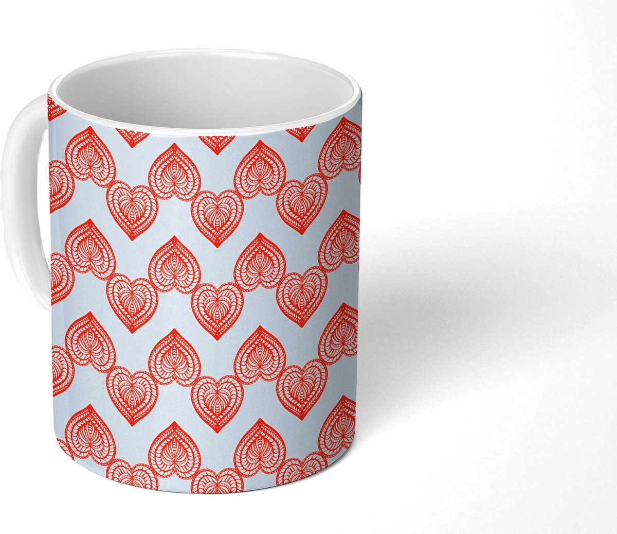 Mok - Koffiemok - Hart - Valentijnsdag - Cadeau - Mokken - 350 ML - Beker - Koffiemokken - Theemok