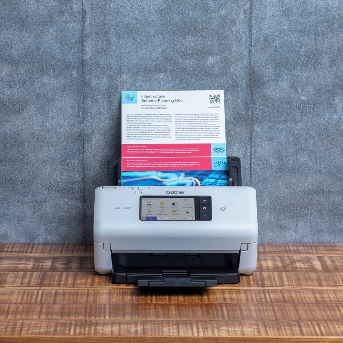 Brother ADS-4700W - Scanner - ADF thumbnail 5