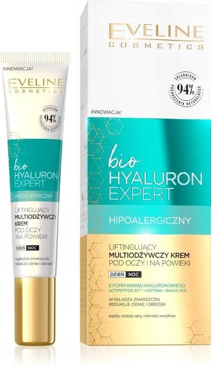 Eveline - Bio Hyaluron Expert Lifting Cream Under Eyes And Eyelids
