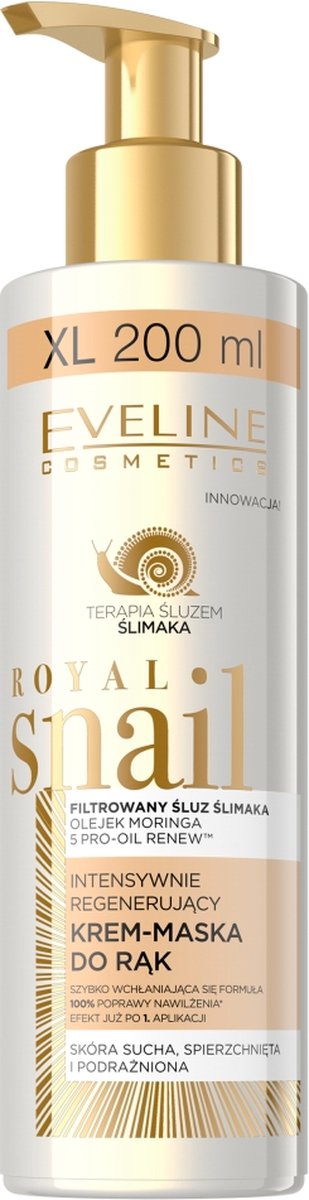 Royal Snail intensief regenererend handcrème-masker 200ml