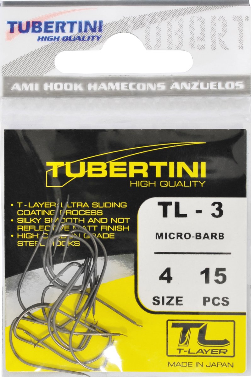 Tubertini Haken TL-3 Micro Barbed - Maat : 7