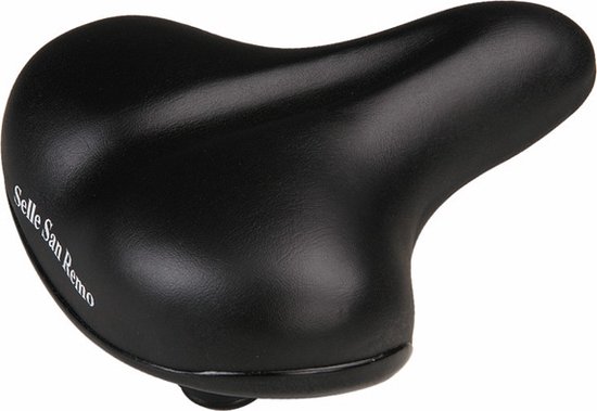 Velo zadel Plush Sport VL-3011 zwart - Cheap Bike Shop