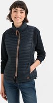 camel active Gewatteerd vest 100% gerecycleerd materiaal - Maat womenswear-34 - Dunkelblau