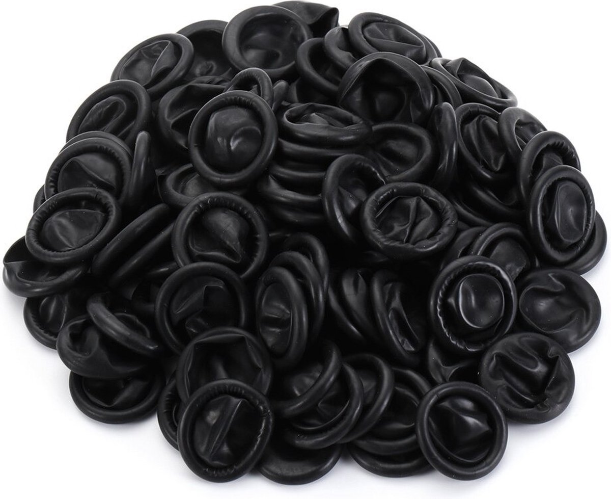 Goedkoopste 100 Stuks Latex Vinger Covers – Vingerbeschermers – Zwart