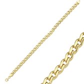 Gouden Gourmette Armband 23 cm 9.5 mm 14 karaats