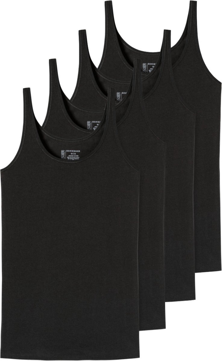 Schiesser Dames onderhemd 4 pack 95/5 cotton