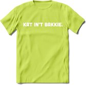 Kat Int Bakkie - Katten T-Shirt Kleding Cadeau | Dames - Heren - Unisex | Kat / Dieren shirt | Grappig Verjaardag kado | Tshirt Met Print | - Groen - M