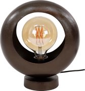 DePauwWonen - Track alu medium Tafellamp - E27 Fitting - Zwart nikkel - Tafellampen voor Binnen, Tafellamp LED, Woonkamer, Bureaulamp, Designlamp Industrieel - Metaal - LxBxH = 28