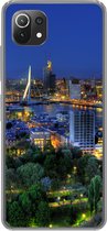 Geschikt voor Xiaomi 11T hoesje - Rotterdam - Nederland - Skyline - Siliconen Telefoonhoesje