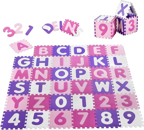 Puzzle mat 1cm dik foam Letters 1.89x1.89 mtr van Insma — afbeelding 2