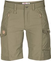 Fjällräven Nikka Shorts Curved W - Light olive - Outdoor Kleding - Broeken - Korte broeken