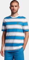 Lyle & Scott T-Shirt Wit - Blauw