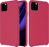 Mobigear Hoesje geschikt voor Apple iPhone 11 Pro Max Siliconen Telefoonhoesje | Mobigear Rubber Touch Backcover | iPhone 11 Pro Max Case | Back Cover - Bordeaux Rood