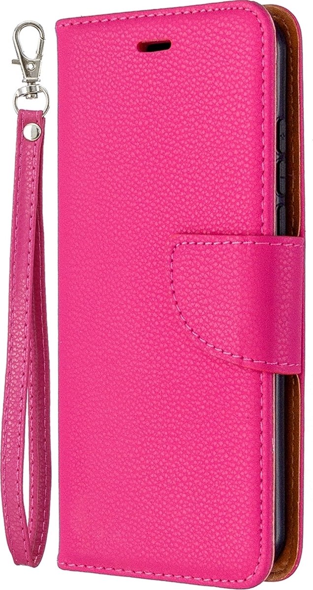 Mobigear Telefoonhoesje geschikt voor Nokia 1.3 Hoesje | Mobigear Excellent Bookcase Portemonnee | Pasjeshouder voor 2 Pasjes | Telefoonhoesje voor Pinpas / OV Kaart / Rijbewijs - Roze