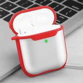 Mobigear Hoesje geschikt voor Apple AirPods 1 Hardcase Hoesje | Mobigear Shockproof - Rood