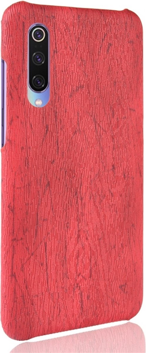 Mobigear Hoesje geschikt voor Xiaomi Mi 9 SE Telefoonhoesje Hardcase | Mobigear Nature Backcover | Mi 9 SE Case | Back Cover - Rood