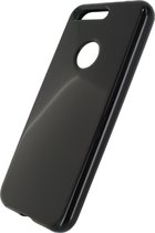Mobilize Gelly Telefoonhoesje geschikt voor Google Pixel Hoesje Flexibel TPU Backcover - Zwart